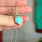 Royston Turquoise Kite Pendant Pale Blue