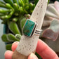 Evans Turquoise Framed Ring in size 8