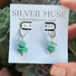 Sierra Nevada Turquoise Leverback Earrings v5