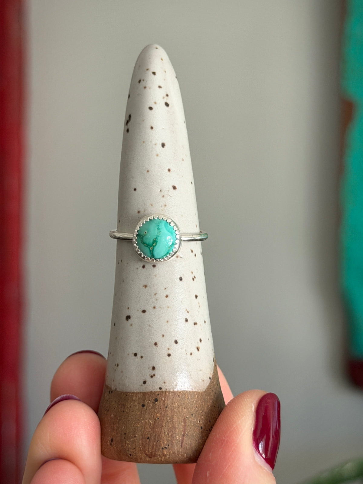 Emerald Valley Turquoise Ring size 7