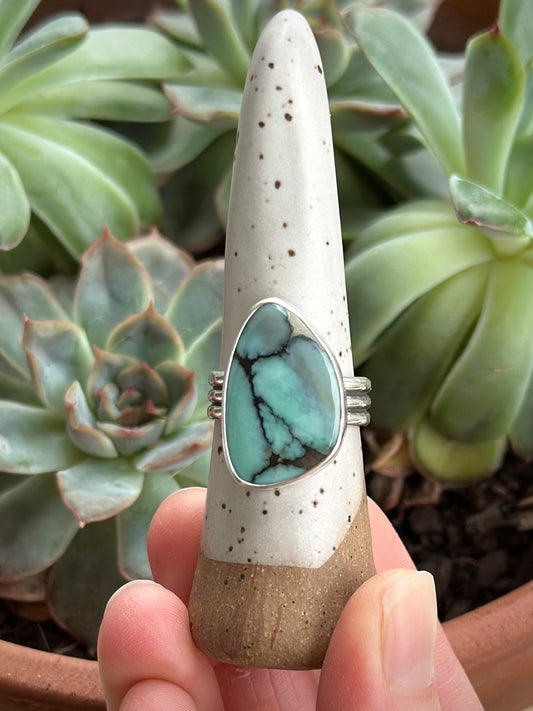 Desert Bloom Variscite Ring size 10