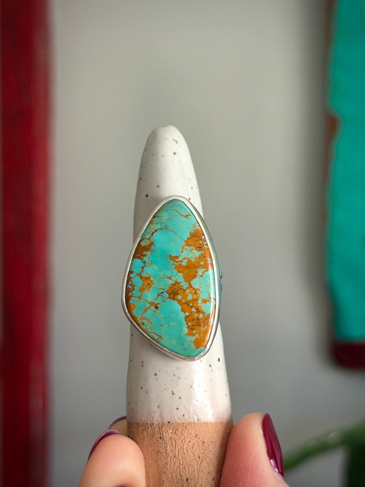 Royston Turquoise Ring size 10.75