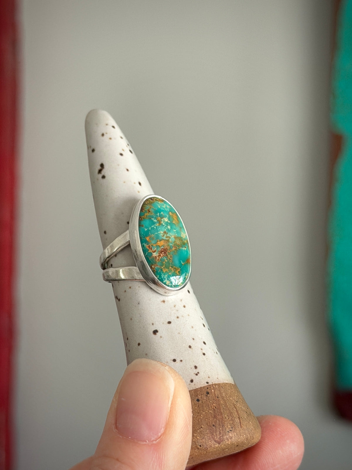 Royston Turquoise Ring in size 7.5
