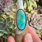 Patagonia Turquoise Twist Ring in size 8-3/4 to 9