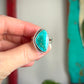 Fox Turquoise Art Deco Ring in size 9