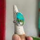 Kingman Turquoise Starry Ring in size 7