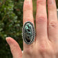 San Pedro Variscite Twist Ring in size 8.5