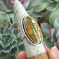 Royston Ribbon Turquoise Statement Ring in size 8-3/4
