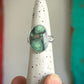 Desert Bloom Variscite Olive Ring size 6.25