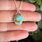 Thunderbird Turquoise Oval Pendant