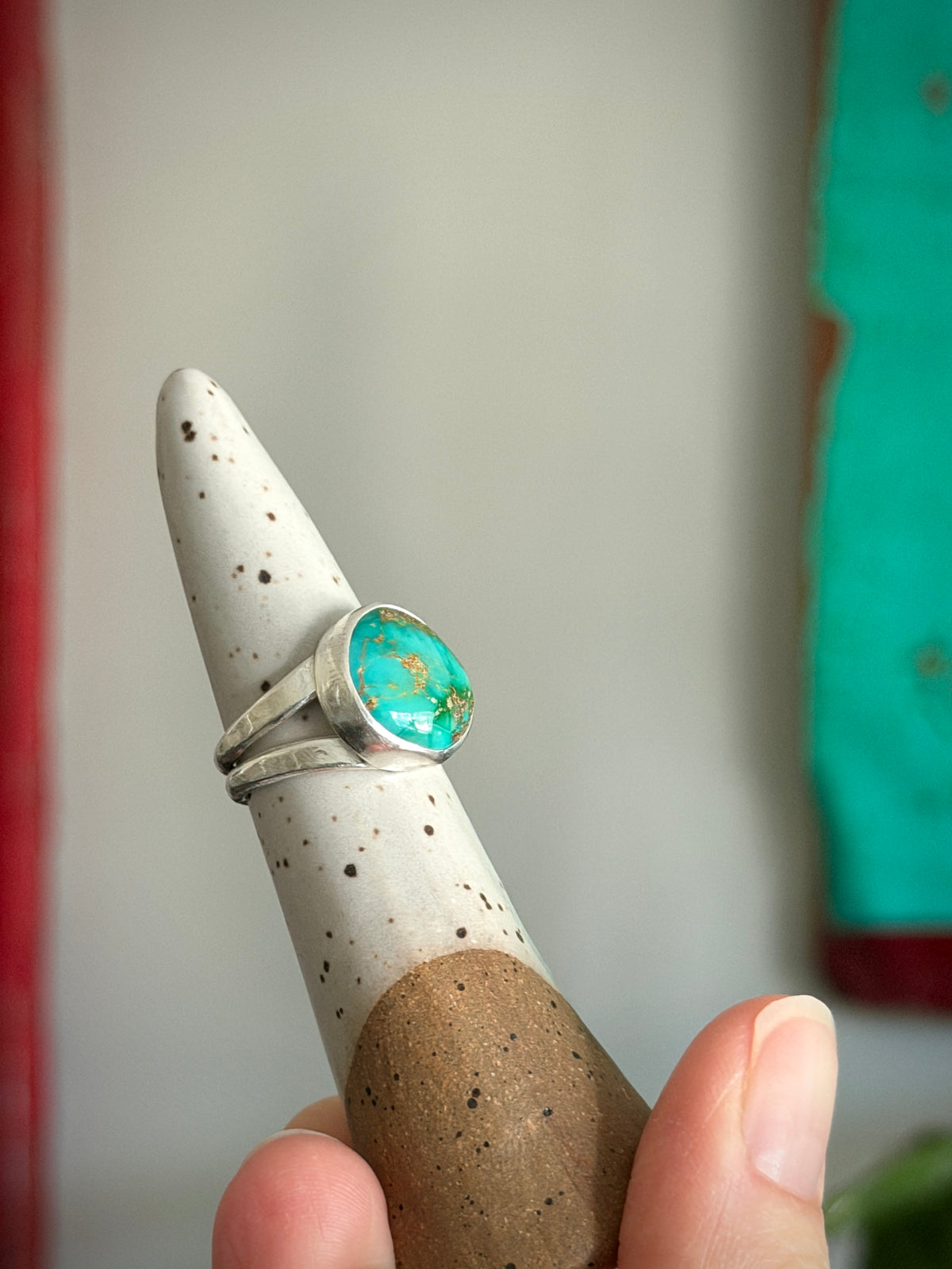 Emerald Valley Turquoise Ring size 6