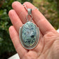 New Lander Variscite Art Deco Pendant Natural and High Grade
