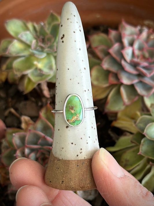 Emerald Valley Turquoise Stacker Ring in size 9.5