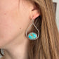Sierra Bella Turquoise Hoop Earrings v1