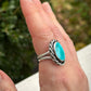 Sleeping Beauty Turquoise Twist Ring in size 8.5