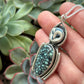 New Lander Variscite Laura Mears Owl Pendant in Blue