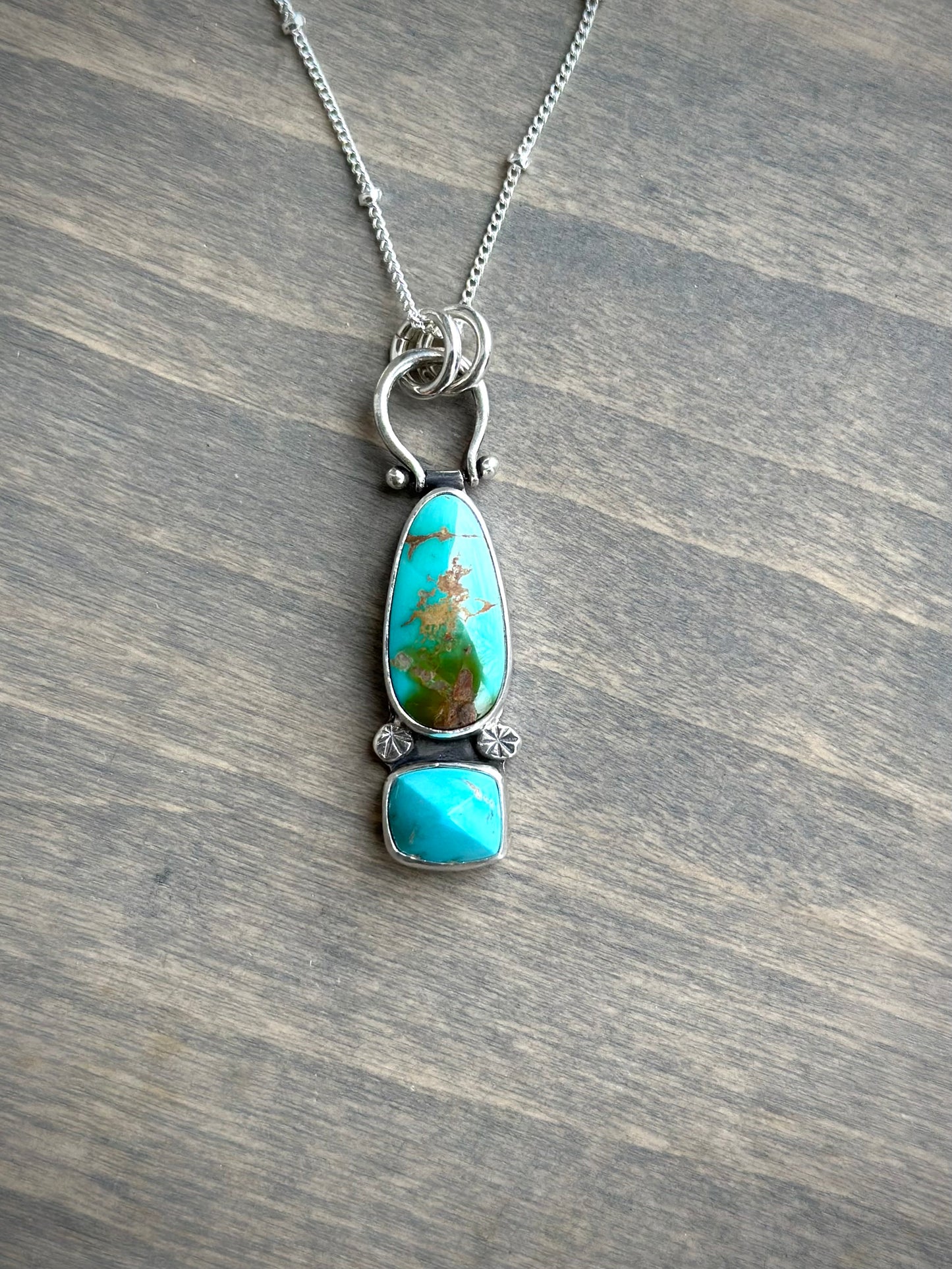 Royston Turquoise Small Totem Pendant