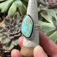 Royston Turquoise Twist Ring in size 9