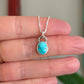 Natural Kingman Little Blue Turquoise Pendant