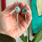 Sonoran Turquoise Fringe Earrings in Blue