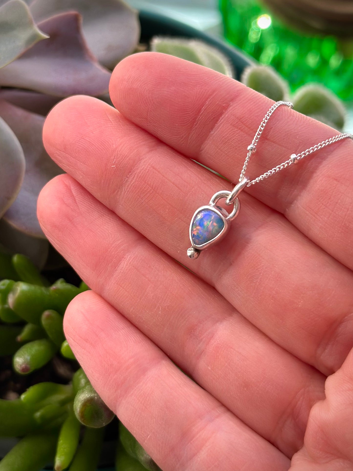 Tiny Opal Pendant v2