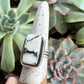 White Buffalo Ring in size 8.75