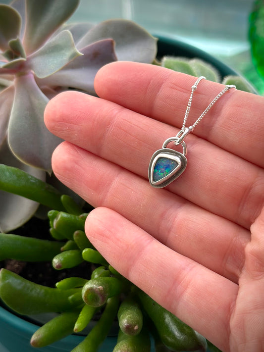 Tiny Opal Pendant v5