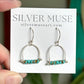 Turquoise Swing Arch Earrings