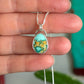 Royston Royal Blue Turquoise Necklace in Pale Blue and Gold