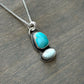 Fox Turquoise + Emerald Basin Variscite Totem Pendant no. 4