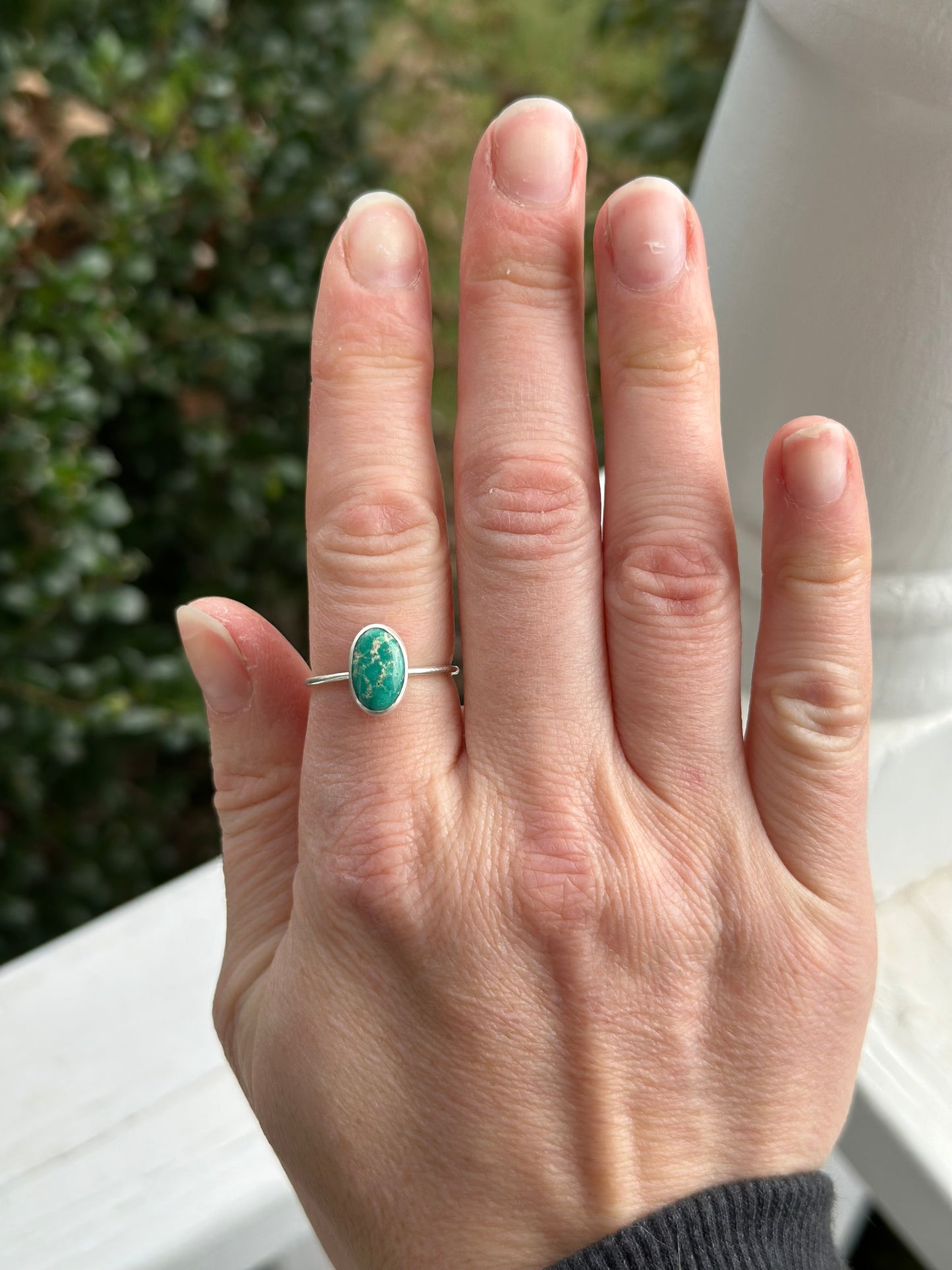 Emerald Valley Turquoise Ring in size 8.75