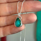 Royston Royal Blue Turquoise Necklace in Teal Teardrop
