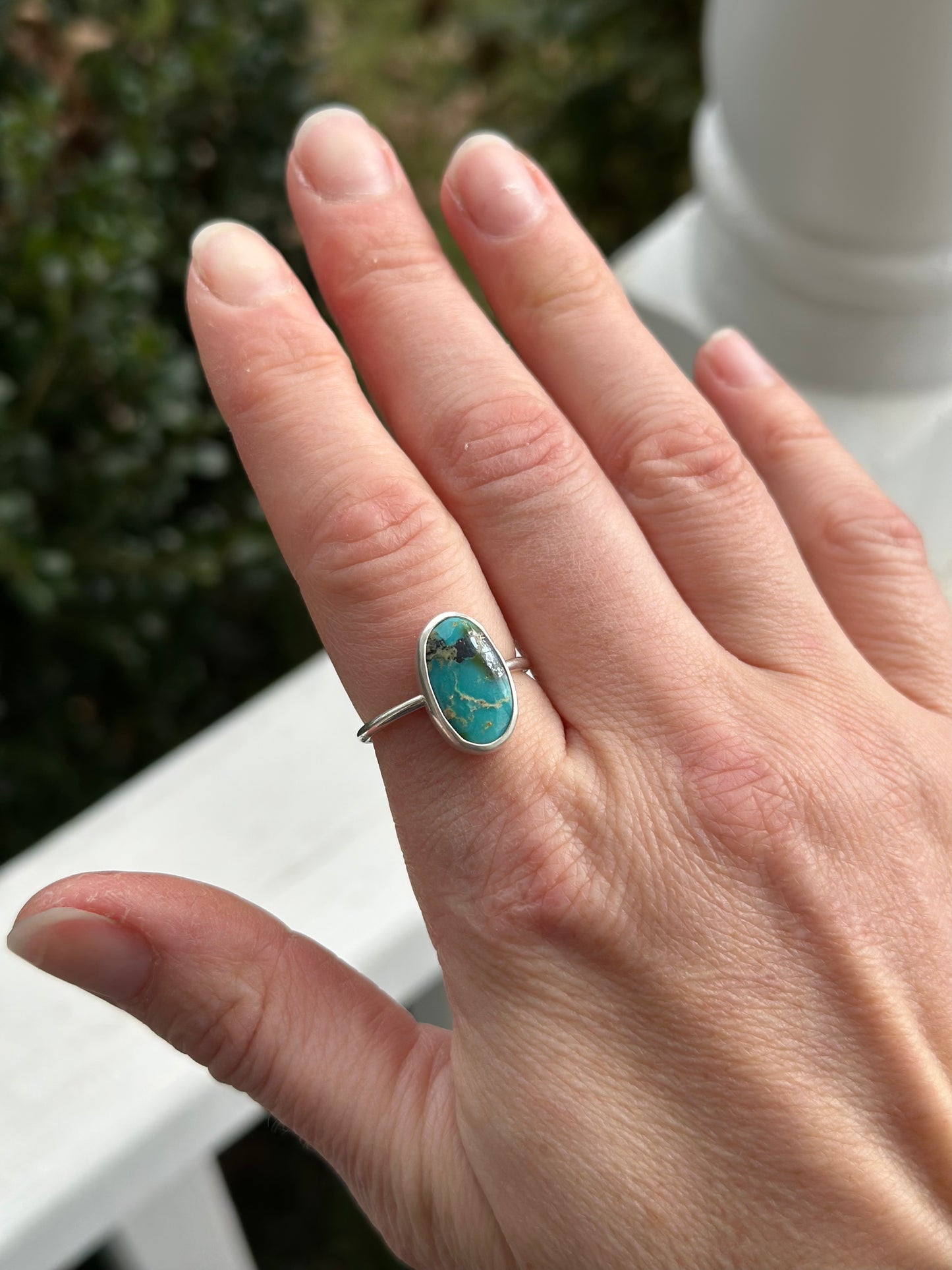 Sonoran Gold Turquoise Ring in size 8.5
