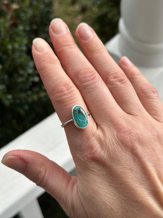 Sonoran Gold Turquoise Ring in size 8.5