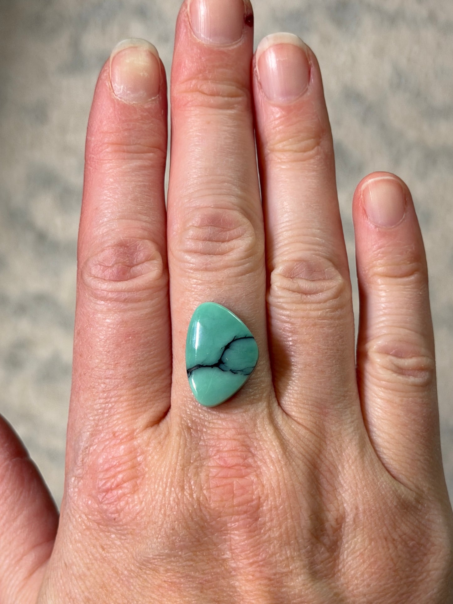 Custom Desert Bloom Variscite Ring