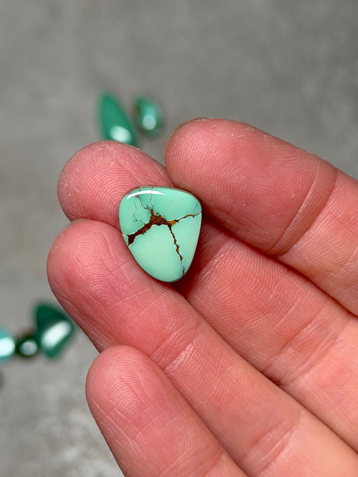 MTO Royston Turquoise Twist Ring