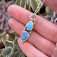 Small Golden Hills Turquoise Totem Pendant
