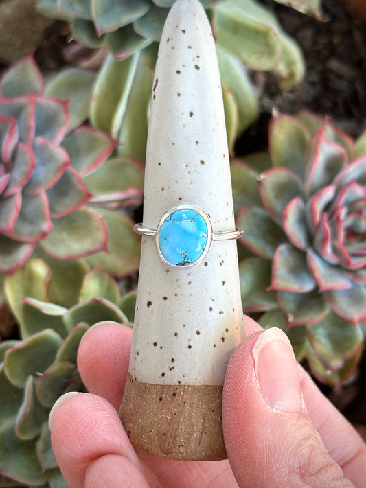 Golden Hills Turquoise Ring size 7.75