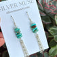 Sierra Nevada Turquoise Bracelet + Fringe Earrings