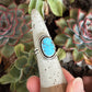 Golden Hills Turquoise Art Deco Ring size 6.75