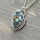 Aloe Variscite Art Deco Pendant
