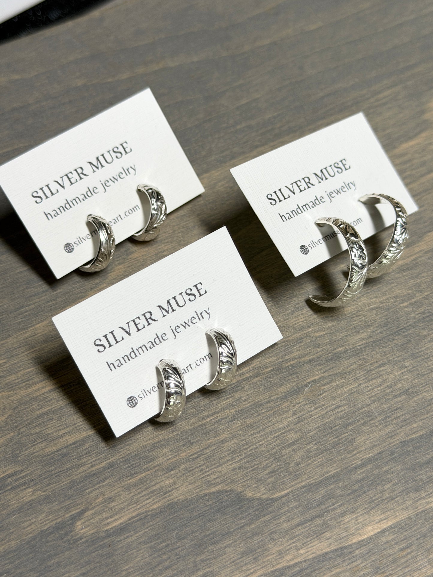 Mini Hoop Cuff Earring in Sterling Silver
