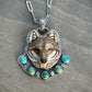 Supernova Turquoise + Laura Mears Wolf Pendant