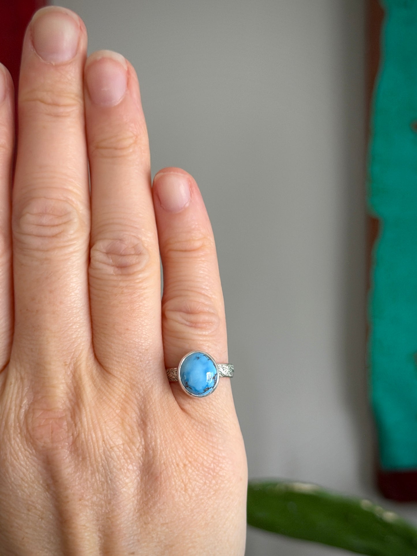 Golden Hills Turquoise Ring size 5