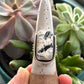 White Buffalo Art Deco Ring in size 10