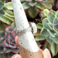 Calypso Variscite Round Ring with Swirl Band size 8