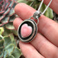 Pink Conch Shell Heart Pendant
