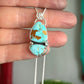 Royston Royal Blue Turquoise Double Totem Pendant