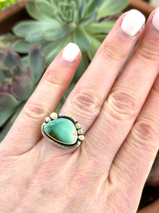 Royston Turquoise Ring in size 6.75
