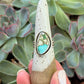 Royston Ribbon Turquoise Ring in size 8.5